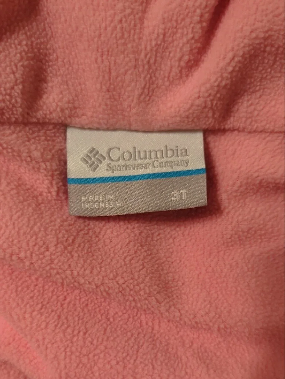 Columbia Kids Two-Tone Pink Hooded Rain Jacket